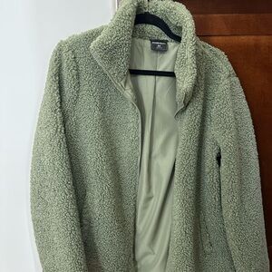 32 Degrees Green Sherpa Jacket